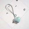 Pulsera de Corazón de Melocotón de Cuero DIY Colgante de Bolso Simple Llavero de Coche Accesorios para Ropa Colgante de Mochila de Pareja