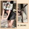 Lencería Sexy Traje de Azafata con Abertura Cosplay Sexy Uniforme Jk Juego de Rol Ancla Femenina Pijamas de Tentación