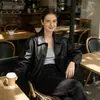 Ropa europea y americana transfronteriza para mujer ZA AliExpress artículo de venta caliente nueva moda versátil chaqueta corta abotonada para el trabajo
