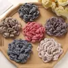 Estilo Británico Elegante Tela de Cuadros Rosas Ambiente DIY Cuerda para Recoger el Cabello Tocado Broche Accesorios Florales Femeninos