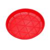 Recogedor Redondo de Plástico para el Hogar para Escurrir Agua y Secar, Colador de Almacenamiento Multipropósito, Apilable para Ahorrar Espacio, Resistente a Caídas y Duradero