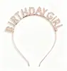 Diademas felices cumpleaños de venta cruzada más vendidas, diademas de alta gama, accesorios para fotos de fiesta, sombreros al por mayor