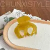 Pinza para el Cabello Pequeña de Acetato Estilo Coreano Francés de Calabaza para Mujeres con Poco Cabello, Pinza de Tiburón de Alta Gama para el Cabello, Pinza para el Cabello