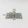 Mola de Piso para Porta de Vidro Extensão do Eixo Superior Peça do Eixo Superior Acessórios de Ferragens Aço Inoxidável Eixo Fixo Simples Suporte Superior de Fixação