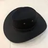 Nuevo sombrero de vaquero occidental de gamuza para hombre europeo y americano Amazon retro de gamuza protección solar Sombrero de caballero