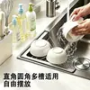 Estante escurridor de fregadero de acero inoxidable, estante de almacenamiento para cocina, organizador de paños de cocina engrosado, grifo, lavabo para lavar verduras y cesta escurridora para lavar platos