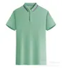 Roupas de Trabalho para Hotelaria Camisetas Polo de Verão de Manga Curta Feitas Sob Medida Algodão Puro Gola Lapela Uniformes Corporativos para Grupos Feitos Sob Medida com Bordado de Logo