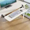 Bandeja para teclado para escritorio de computadora, bandeja extensible para teclado y mouse, tablero de extensión de escritorio, escritorio para juegos con longitud extendida