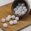 Cuentas Redondas Doradas Chapadas en Oro de Resina con Forma de Nube de Agujero Grande Cuentas Sueltas Imitación Ojo de Gato Bohemio Accesorios para Cinturón de Ropa Estilo Chino Hanfu DIY