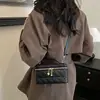 Bolso de mano para mujer, bolso de hombro cruzado de nicho de lujo ligero, bolso de cadena acolchado, bolso de mano versátil de alta gama, bolso tipo caja