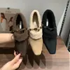 Sapatos Mary Jane quadrados com forro de pelúcia, estilo Chanel, para aumentar a altura, para mulheres, mocassins de sola grossa para outono e inverno
