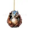 Novo Ovo de Dragão Desenho Animado Ornamento Decorativo Transfronteiriço para Casa, Carro, Feriado, Árvore de Natal, Decoração de Casa, Natal