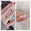 Anillo de Plata para Mujer Sentido del Diseño Nicho Simple ins Moderno 2022 Celebridad de Internet de Moda Personalizado Ajustable Anillo para Dedo Índice