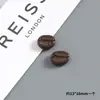 Resina Frijoles de Café Artificiales Producción Infantil DIY Crema Funda para Teléfono Móvil Caja de Papelería Imanes para Refrigerador Adornos Materiales Accesorios
