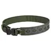 Cinturón Táctico Ligero de Bisonte de Color Sólido Talla L para Entrenamiento al Aire Libre con Hebilla Metálica de Liberación Rápida Molle Doble Capa Interior y Exterior