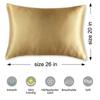 Funda de almohada Sade Transfronteriza Nueva Multicolor en stock Verano Seda de Hielo Funda de cojín Amazon Funda de almohada Temu