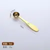 Juego de cucharas medidoras de acero inoxidable 304, 6 piezas, con varios tamaños y marcas, para hornear, medir ingredientes y dispensar leche en polvo o café