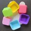 Fornecimento Direto da Fábrica uma variedade de forminhas para muffin 7cm amor rosa estrela de cinco pontas redondo diy silicone molde de bolo de gelatina