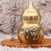 Botella de calabaza de dragón de fuego de latón, para cocina del hogar, esquina noroeste, posición seca, fuego Tianmen, evitar el fuego, botella de dragón, adornos de escritorio al por mayor