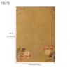 8 Bloc de Cartas Retro de Papel Kraft, Creativos Blocs de Cartas Europeos con Encaje A5, Cartas de Agradecimiento, Cartas Románticas de Amor, Estilo Nuevo, 8 Piezas