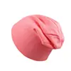 Sombrero Hip Hop para Bebé Sombrero de Pullover para Bebé Sombrero de Punto de Comercio Exterior Coreano sombrero cálido de color liso para niños primavera, otoño e invierno