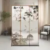 Divisória de Parede Dobrável Estilo Chinês para Hall de Entrada, Quarto de Hotel, Divisória Móvel para Hall de Entrada, Sala de Estar, Apartamento Pequeno, Divisória Simples para Uso Doméstico