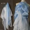 Accesorio de Hilo de Cristal Color Café Dorado Malla de Luz de Agua Alta Densidad Organza Dura Hecho a Mano DIY Arreglo Tejido de Diseñador