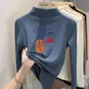 Y2139# Veludo alemão meninos e meninas camiseta de manga comprida primavera e outono novo infantil desenho animado coreano bonito casaco casual moda