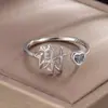 Anillo Familiar Estilo Chino para Mujer, Nicho, Aspecto de Alta Calidad, Moderno, Sencillo, Anillo Liso, Anillo Ajustable para Dedo Índice