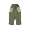 Calça de Trabalho Infantil Yuanbao 2026 Outono/Inverno Nova Calça Longa Solta Estilo Montanha Outdoor para Crianças Maiores