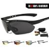 Óculos de Ciclismo 0089 Polarizados à Prova de Vento para Uso Externo Conjunto de Cinco Lentes Pode Ser Equipado com Óculos para Miopia