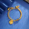 Pulsera de arena dorada caleidoscopio Bodhisattva Xiangyun temperamento retro estilo nacional joyería de mano accesorios de obligación fabricantes suministro al por mayor