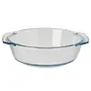 Tazón de vidrio para fideos instantáneos caseros de doble asa, resistente a altas temperaturas, apto para microondas, con tapa, tazón de vidrio Xinmeiya para flan al vapor