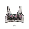 Sujetador de Talla Grande sin Aros, Frontal con Hebilla Estampada, Sin Costuras, para Pechos Grandes, Poco Push-Up, Amigable con la Piel, Cómodo y Hermoso en la Espalda