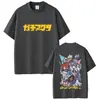 Camiseta Gráfica Gachiakuta de Anime Mais Vendida Desenho Animado Rudo Enjin Zanka Riyo Streetwear para Homens e Mulheres