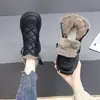 Botas de Nieve de Suela Plana para Mujer 2026 Nuevas Elegantes de Invierno con Felpa Adentro Antideslizantes Botines Cortos Botas de Algodón Grueso Cálido