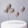 Globo de colores para decoración de pasteles, tarjetas, luz enchufable, arcilla, confesión, fiesta de cumpleaños, postre, disfraz