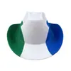 Sombrero de Vaquero Occidental de Fieltro Imitación Transfronterizo con Ala Curvada, Sombrero de Vaquero de Estilo Nacional Personalizado en Colores de Bandera, Vaquero de Fieltro Versátil