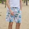Estilo veraniego transfronterizo nuevo estilo europeo y americano moderno holgados casuales transpirables cómodos con estampado 3D estilo vacaciones en la playa pantalones cortos