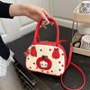 Bolso Cuadrado Pequeño Bordado Dulce de Verano de Moda para Mujer 2026 Nueva Moda Lindo Bolso para Teléfono de Niña Venta al Por Mayor