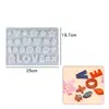 Molde de silicona para resina epoxi de gota de cristal DIY, joyería, horquilla para el cabello, accesorios para el cabello, horquilla hecha a mano, joyería, molde de silicona, producción de personalidad