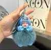 Fabricante Muñeca de Piel de Zorro Real Personalizada Llavero para Coche Colgante Muñeco de Peluche Colgante para Mochila Escolar Regalo para Pareja