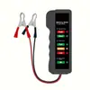 Testador de bateria de carro 12V, testador de alternador automotivo, verificador de bateria, analisador para verificar alternador e sistema de carregamento de bateria