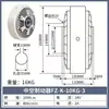 Freno de Polvo Magnético de 24V Embrague Eje Único Hueco Eje Doble Controlador de Polvo Magnético Freno Electromagnético FL/FZ/PB/PC