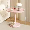 Mesas Auxiliares Sala de Estar, Mesa Lateral Pequeña para Espacios Pequeños, Mesas Auxiliares Dormitorio, Mesa Auxiliar con Estante con Forma de Gato para Dormitorio, Sala de Estar