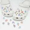 Accesorios Florales Perforados 3D Estilo Océano Iridiscente para Zapatos Desmontables Lindos Decoración de Estrella de Mar, Concha, Delfín Hebilla de Zapato Mayoreo