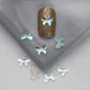 Wengenie mismo estilo Aurora Hielo transparente plano forma especial joya para uñas de diamante Red de diamantes popular punta del dedo Diamante mezclado venta al por mayor