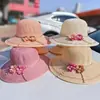 Sombrero de Paja de Ala Ancha Versátil de Verano para Mujer, Sombrero de Playa, Sombrero de Protección Solar, Sombrero de Sol de Paja