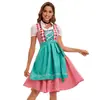Nuevo Vestido Bávaro S-5XL Alemán Oktoberfest Sirvienta Traje Étnico Tradicional