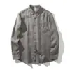 Camisa casual de manga larga para hombre, estilo lujo italiano old money, nueva, absorbente de humedad, antibacteriana, antiácaros 12900